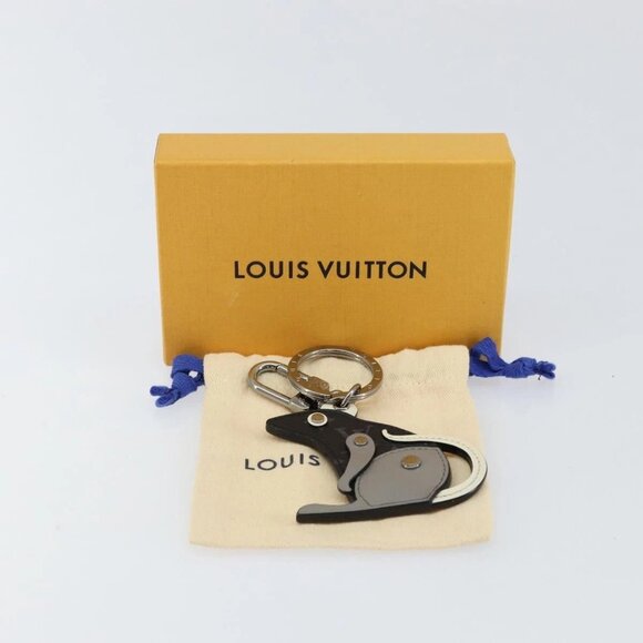 LOUIS VUITTON Monogram Eclipse Porte Cles LV Rat Key Holder - Picture 10 of 10